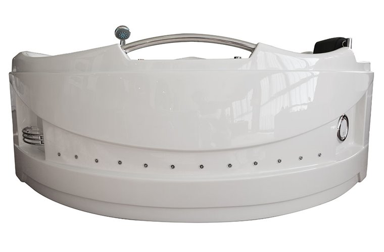 Wanna z hydromasażem narożna prawa 135x135 cm MUS-1085