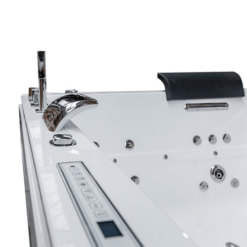 Wanna z hydromasażem prostokątna do zabudowy + obudowa Kalambo BL 190x150 cm