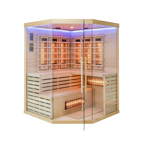 Sauna na podczerwień 150X150X200CM MO-EA3CR Infrared Mazur