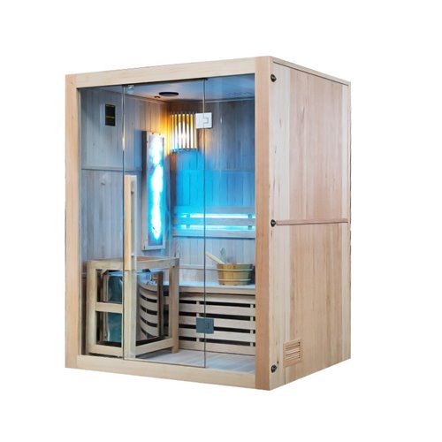 Sauna fińska 4 osobowa wysokotemperaturowa 4,5KW Harvia 150x120 cm Kemi3