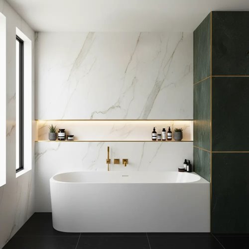 Wanna przyścienna narożna prawa 170 cm Bellanto Slim Rea zdjęcie 3