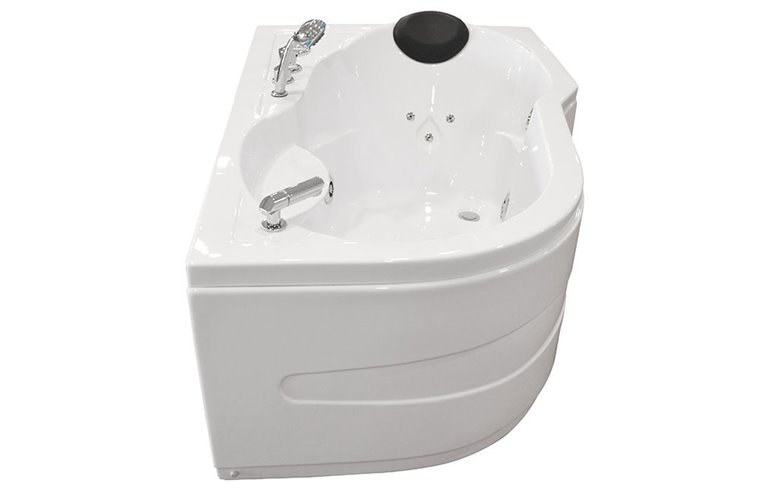 Wanna z hydromasażem narożna 150x100 cm MO-0202
