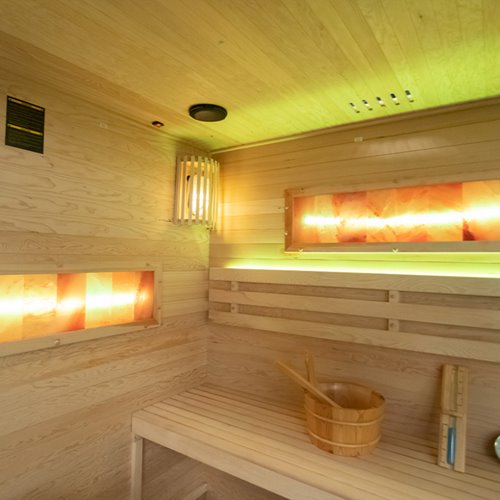 Sauna fińska 5 osobowa wysokotemperaturowa 6W Harvia 180x160 cm Lark5