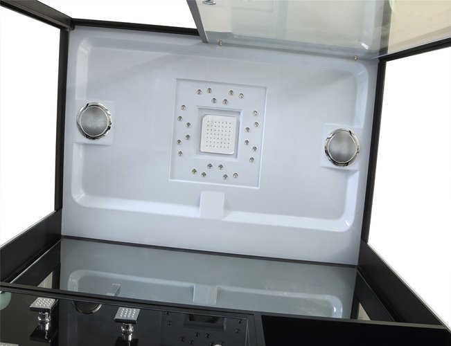 Kabina prysznicowa z hydromasażem niski brodzik 120x90 cm MO-0545-120