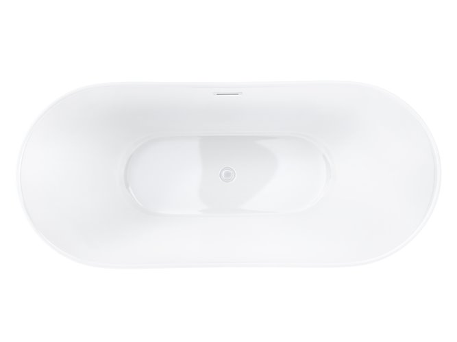 Wanna wolnostojąca akrylowa Nauti Corsan 170 cm korek klik-klak biały