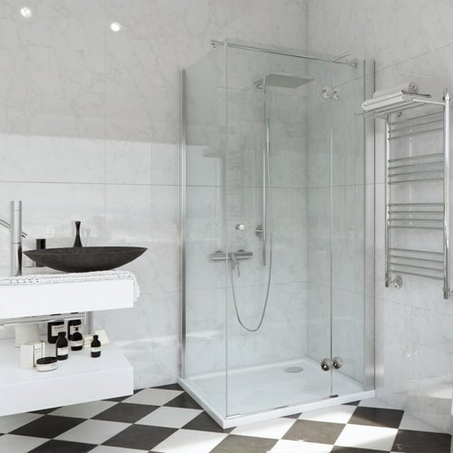 Kabina prysznicowa, prostokątna 120x80 cm BK247T08/12P