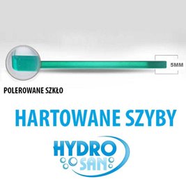 Kabina prysznicowa kwadratowa zabudowana 90x90 WSH-306