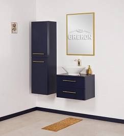 Szafka wisząca z umywalką nablatową 60 cm Belli Gold Gante