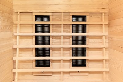 Sauna na podczerwień dwuosobowa panele sól himalajska 120X105X190CM MO-EA2R Infrared Mazur