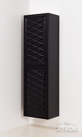Słupek łazienkowy wiszący czarny mat 155 cm seria Cobra Cz