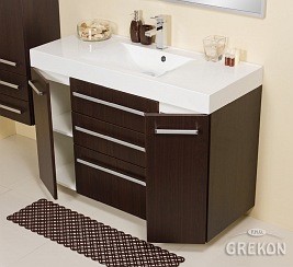 Szafka z umywalką 120/50/C3 Nadia seria Fokus Wenge Mat