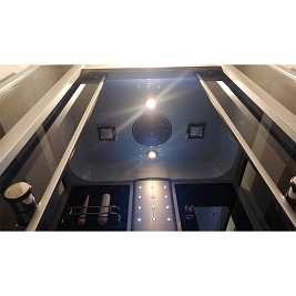 Kabina prysznicowa z hydromasażem i sauną 120x80 7716S