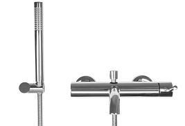 Bateria wannowa chromowana Lungo chrom Rea