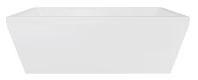 Wanna wolnostojąca przyścienna + klik-klak czarny Vena Besco 170 cm WKVE-170-WC