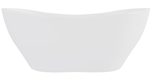 Matowa wanna wolnostojąca 160 cm + klik-klak złoty Viya Matt Besco WMMB-160VKG