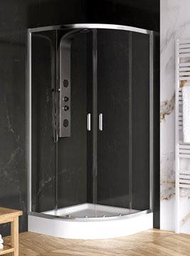 Kabina prysznicowa półokrągła 90x90 K-5112 Suvia New Trendy