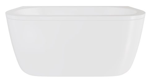 Wanna wolnostojąca przyścienna + klik-klak czarny Volya Besco 140 cm WKV-140-WC