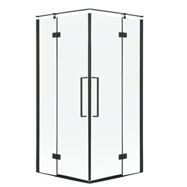 Czarna kabina prysznicowa kwadratowa 90x90 cm BKP249T09K Creative