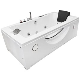 Wanna z hydromasażem przyścienna Turbo+ 180x91 cm MO-1007