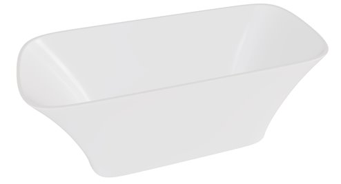 Matowa wanna wolnostojąca z konglomeratu + klik-klak chrom 160 cm Assos Matt Besco WMMB-160A