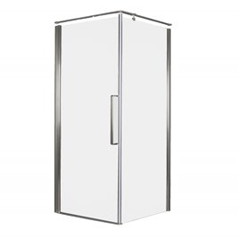 Kabina prysznicowa prostokątna 80x90 cm Fresh Line BKP260T09/08 Clean Glass