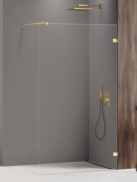 Ścianka prysznicowa złota szczotkowana 70 cm EXK-7002 Avexa Gold Brushed New Trendy