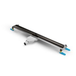 Visio Slim Gunmetal New Trendy odpływ liniowy 100 cm OL-0095 ruszt stal szocztkowana