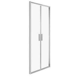 Drzwi prysznicowe podwójne uchylne 110 cm Solid DDP Kerra