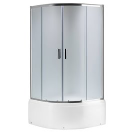 Kabina prysznicowa na głębokim brodziku szkło mrożone 90x90 Maja Hydrosan