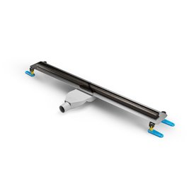 Visio Slim Gunmetal New Trendy odpływ liniowy 90 cm OL-0094 ruszt stal szocztkowana