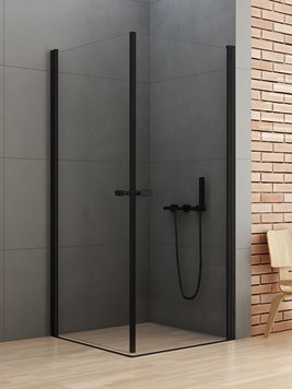 Kabina prysznicowa kwadratowa 100x100 D-0232A/D-0232A New Soleo Black New Trendy
