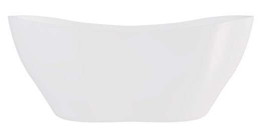 Matowa wanna wolnostojąca 170 cm + klik-klak czarny Viya Matt Besco WMMB-170VKB