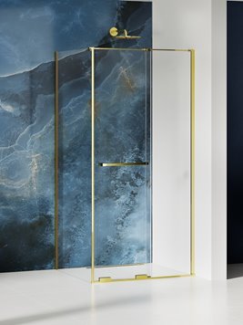Smart Light Gold New Trendy złota kabina prysznicowa prostokątna 100x100 cm EXK-6694