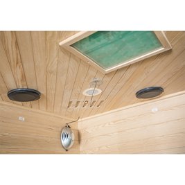 Sauna na podczerwień 3-osobowa 120x120 cm grzejniki kwarcowe i karbonowe Alta6 Infrared