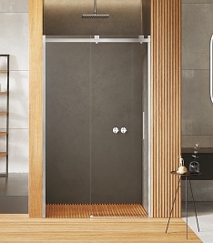 Softi New Trendy drzwi prysznicowe rozsuwane samodomykające do wnęki 130 cm EXK-3898