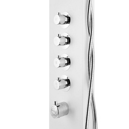 Panel natryskowy biały A-013A Corsan wersja termostat