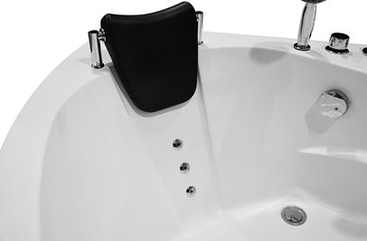 Wanna łazienkowa z hydromasażem Spa narożna 135x135 cm MO-0313