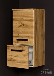 Szafka łazienkowa wisząca niska seria Fokus Loft Gante