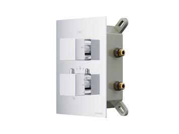 Podtynkowy zestaw prysznicowy z termostatem kolor chrom ZA30TCH Ango Corsan