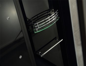 Kabina prysznicowa z hydromasażem niski brodzik 120x90 cm MO-0545-120