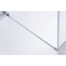 Kabina prysznicowa 100x100 kwadratowa drzwi pełne uchylne KZ1190C