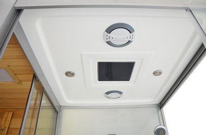 Sauno kabina prysznicowa prostokątna 180x110 cm MO-1752W LEWA TRIO