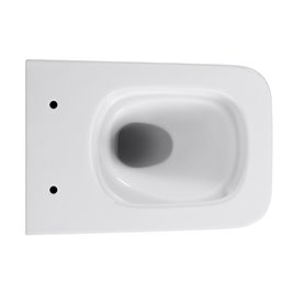 Biała miska wc wisząca Rimless Tornado YUZU-WH-GL-TR-03 Hydrosan