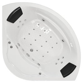 Duża kabino wanna Spa z hydromasażem 150x150 cm MO-08150
