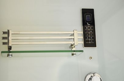 Sauno kabina prysznicowa prostokątna 180x110 cm MO-1752W LEWA TRIO