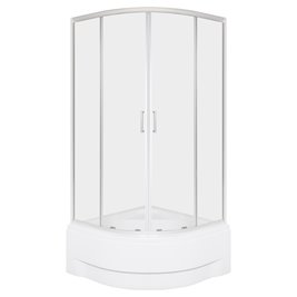 Kabina prysznicowa z wysokim brodzikiem 80x80 Aruba GL Kerra