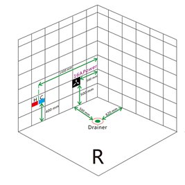 Wanna z hydromasażem asymetryczna Venezia 761 P 180x120