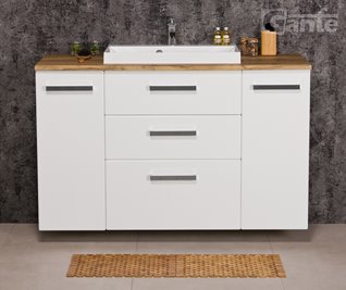 Szafka wisząca z umywalką 120/39C3 Liv seria Fokus B