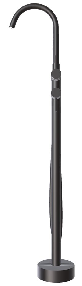 Bateria wannowa wolnostojąca czarna Illusion I Besco BW-II-CZ