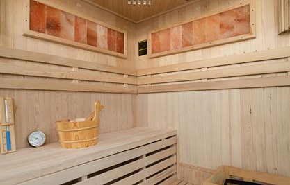 Sauna sucha fińska piec 6 KW Harvia BC60 + kamień solny 150X150X200CM MO-EA3CS Mazur